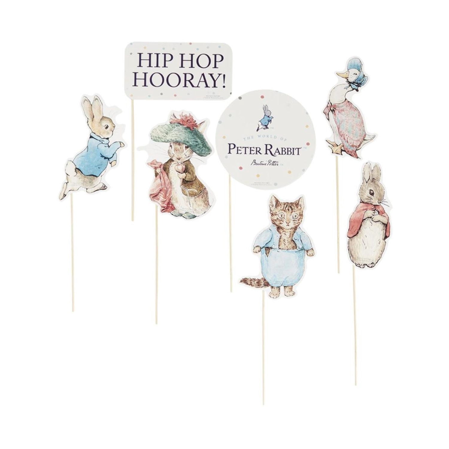Peter Rabbit Classic Party Photobooth Props (Pack of 7) - Walmart.com