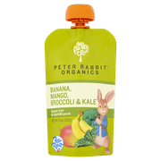 Peter Rabbit Organics Veggie Snacks - Kale Broccoli and Mango with Banana - Case of 10 - 4.4 oz.(D0102HH32HA.)