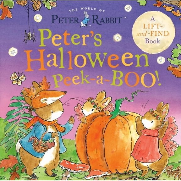 Peter Rabbit Peter's Halloween Peek-A-Boo!: A Lift-And-Find Book, (Board Book)