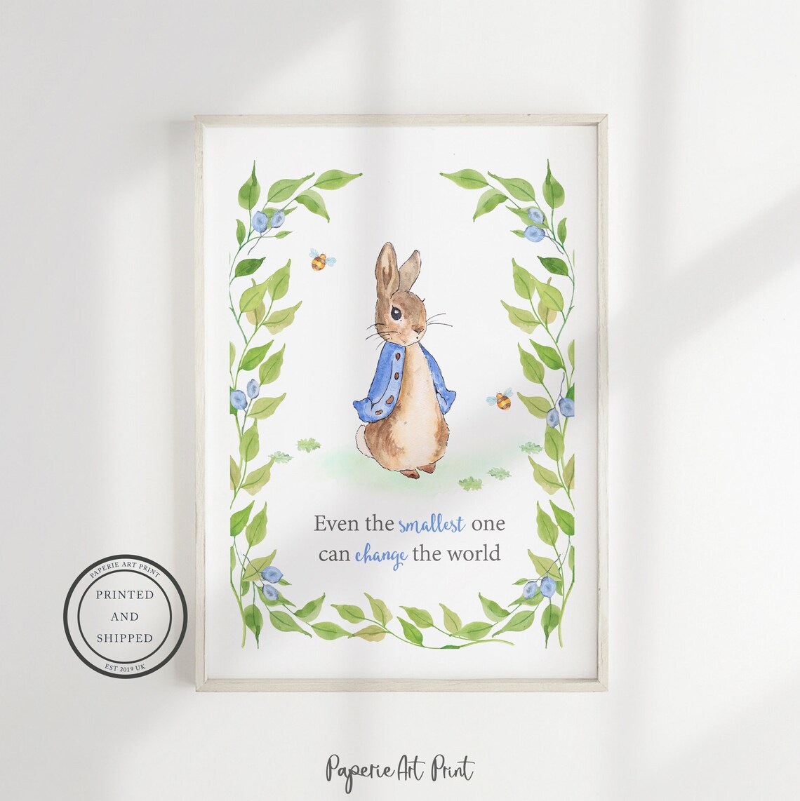 Peter Rabbit Print, Peter Rabbit Art, Nursery Decor, Nursery Wall Art ...