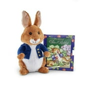 Peter Rabbit & Story Book Plush s 10  Soft Stuffed Easter Bunny Set New