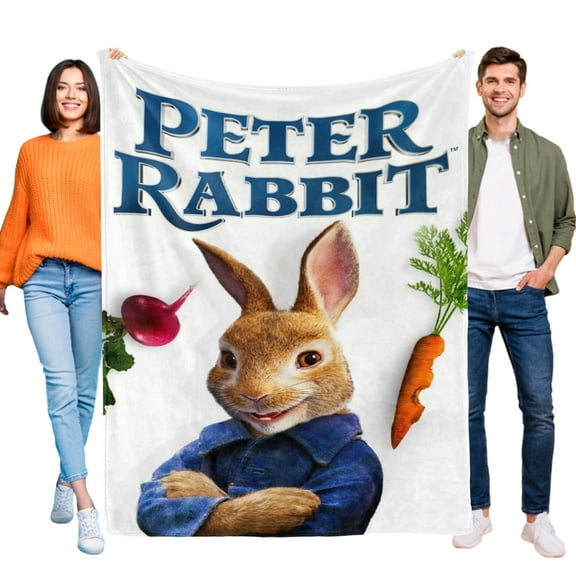 Peter Rabbit Throw Blanket Gifts for Fans Lover Girls Boys Women Present Hoodie Him Bed 30"x40"