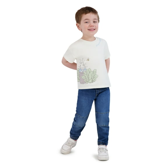 Peter Rabbit Toddler Unisex Short Sleeve Tee Shirt, Sizes 12 Months-5T