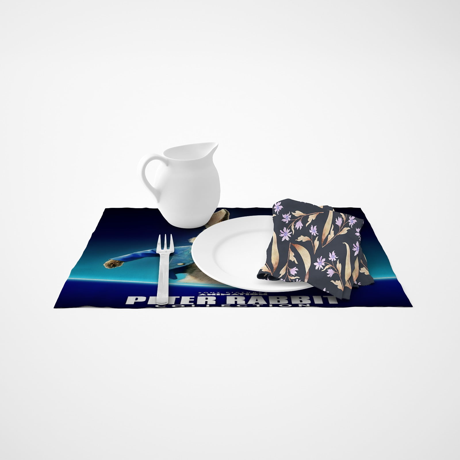 Peter Rabbit linen placemat has an iconic print and is made from ...