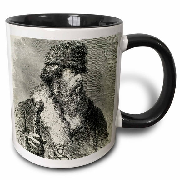 3drose, Peter Simon Pallas, German Naturalist. Engraving - Hi13 Pri0386 - Prisma, 11oz Two-tone Black Mug