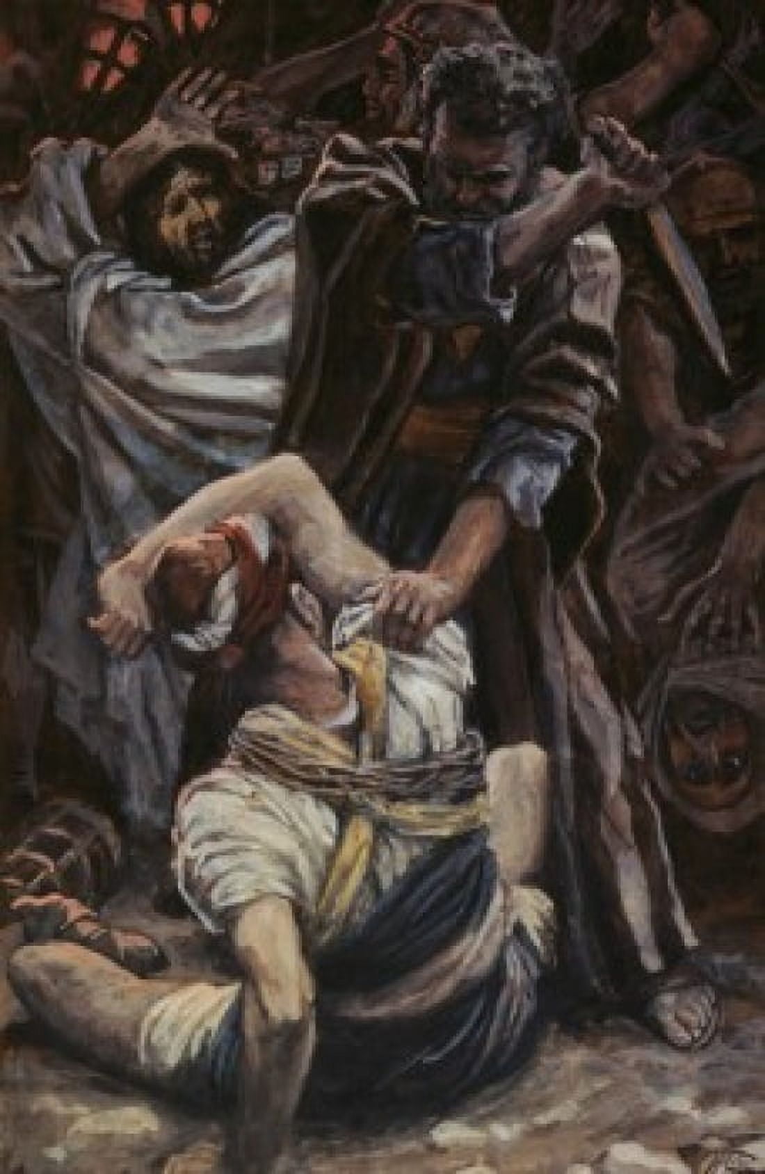 Peter Smites Off the Ear of Malchus James Tissot (1836-1902French) Canvas Art - James Tissot (18 x 24)
