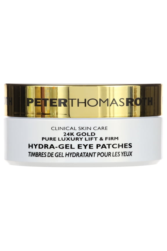 ($75 Value) Peter Thomas Roth 24K Gold Pure Luxury Lift & Firm Hydra-Gel Eye Patches, 60 Ct