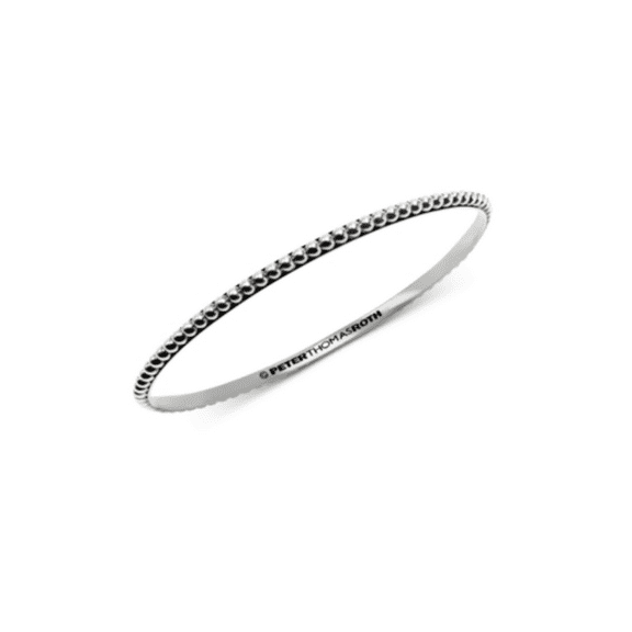 Peter Thomas Roth Beaded Bangle Bracelet in Sterling Silver - Silver