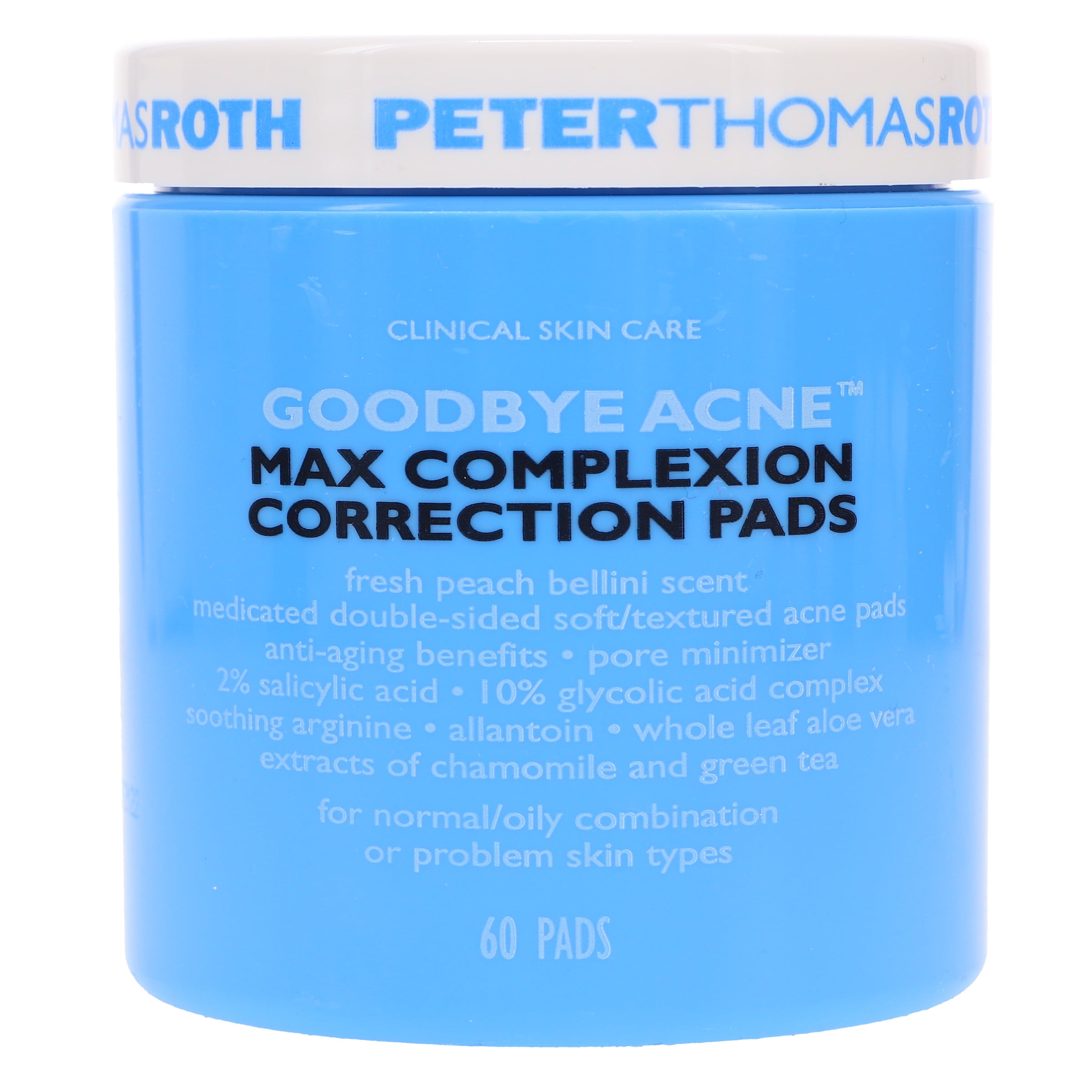 Peter Thomas Roth Max Complexion Correction Pads, 60 pc Acne Exfoliation