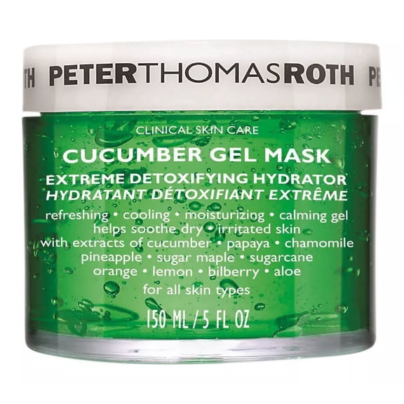 Peter Thomas Roth Cucumber Gel Mask Extreme De-Tox Hydrator 5 oz 150 ml