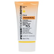 قائمة جديدة بيتر توماس روث ماكس المعدنية الملونة واقية من الشمس واسعة الطيف SPF 45 1.7 أوقية