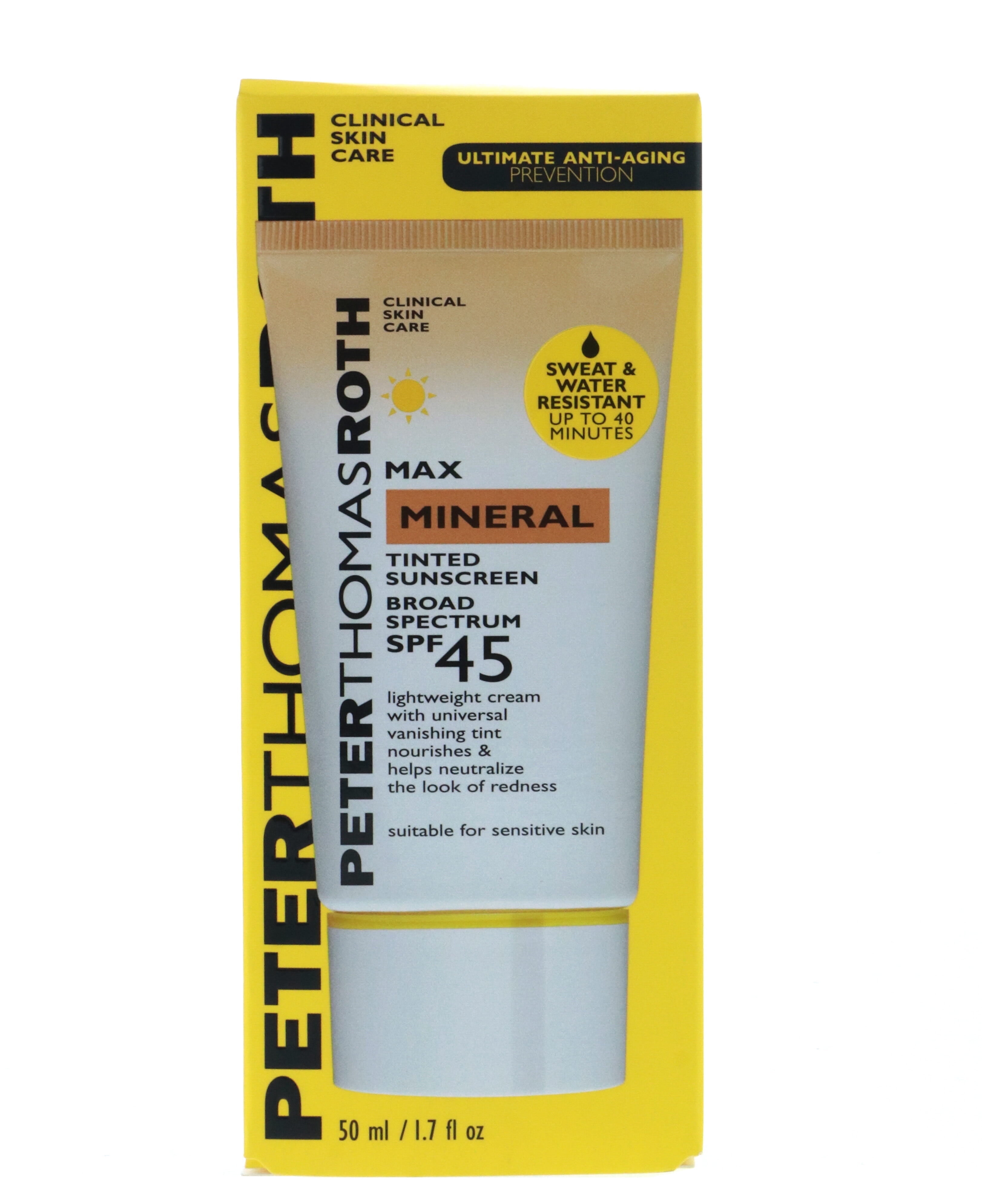Peter Thomas Roth Max Mineral Tinted Sunscreen Broad Spectrum SPF45 50ml 1.7oz
