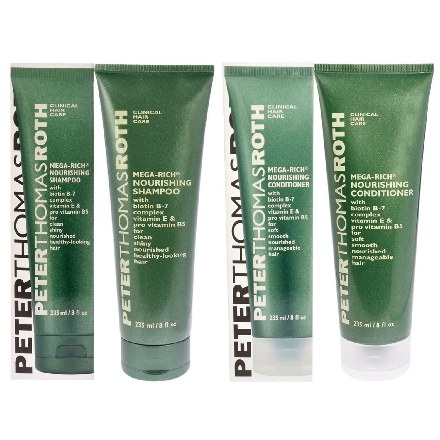 Peter Thomas Roth Mega Rich Nourishing Shampoo & Conditioner, For Soft