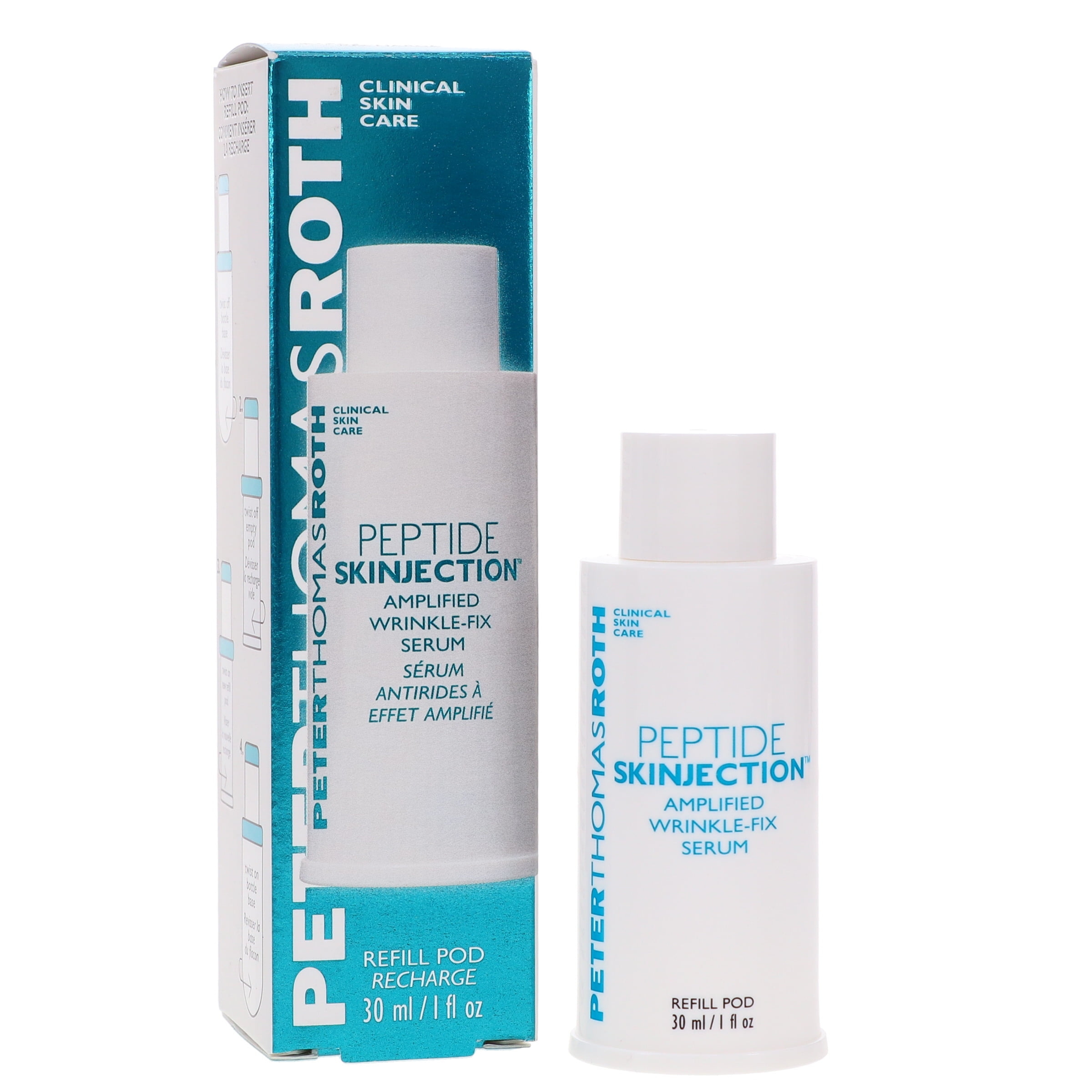 Peter Thomas Roth Peptide Skinjection Wrinkle Fix Serum Refillable Pod ...
