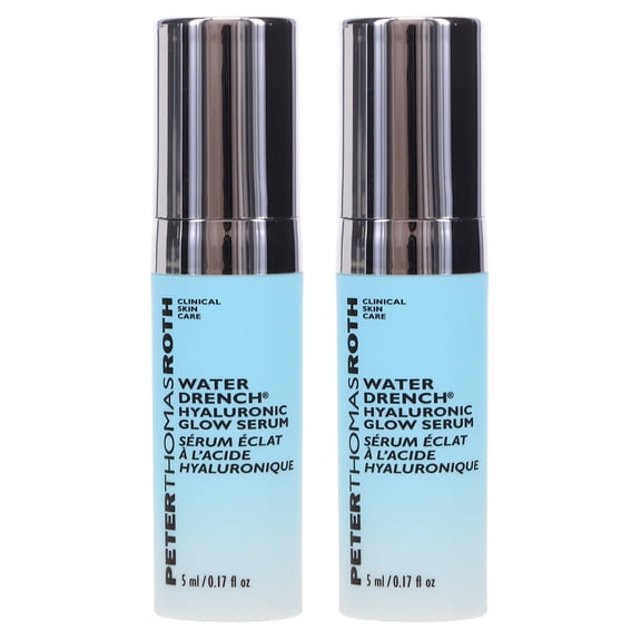 Peter Thomas Roth Water Drench Hyaluronic Glow Serum 0.17 oz 2 Pack