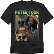 Peter Tosh T-Shirt Double Portrait Unisex Graphic Tee for Men & Women