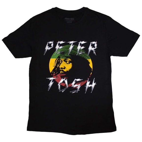 Peter Tosh Unisex T-Shirt: Lightning Logo (Medium)