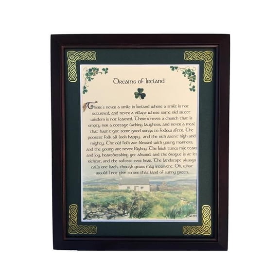Peter Townsends Irish MPF8X10-Dreams-of-Ireland 8 x 10 in. Dreams of Ireland Blessing Photo Frame