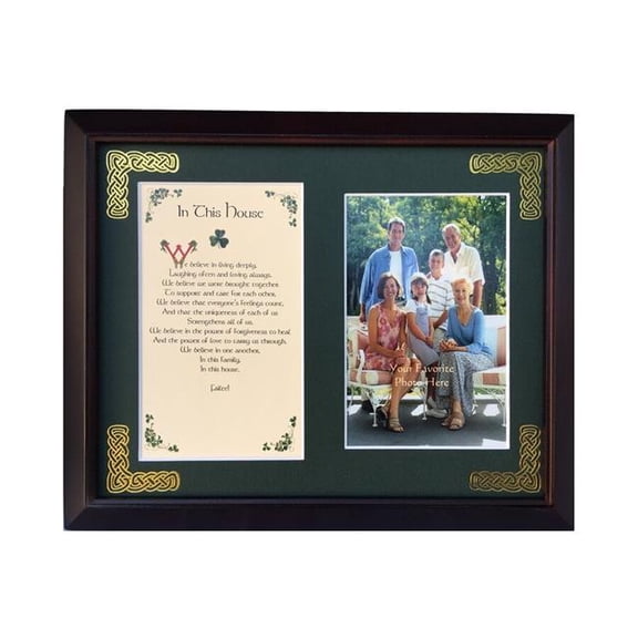 Peter Townsends Irish PFB8x10-In-This-House 8 x 10 in. In this House Blessing Photo Frame