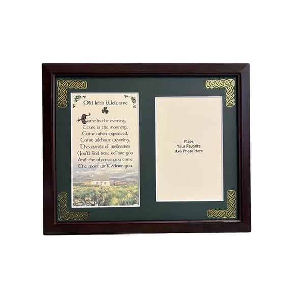 Peter Townsends Irish PFB8x10-Old-Irish-Welcome 8 x 10 in. Old Irish Welcome Blessing Photo Frame