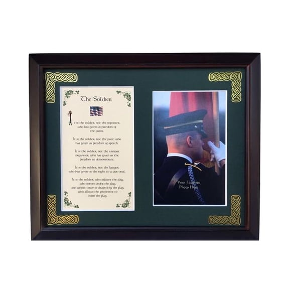 Peter Townsends Irish PFB8x10-The-Soldier 8 x 10 in. The Soldier Blessing Photo Frame