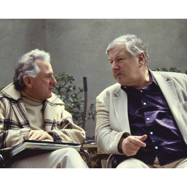 Peter Ustinov And Michael Winner In Appointment With Death Director On