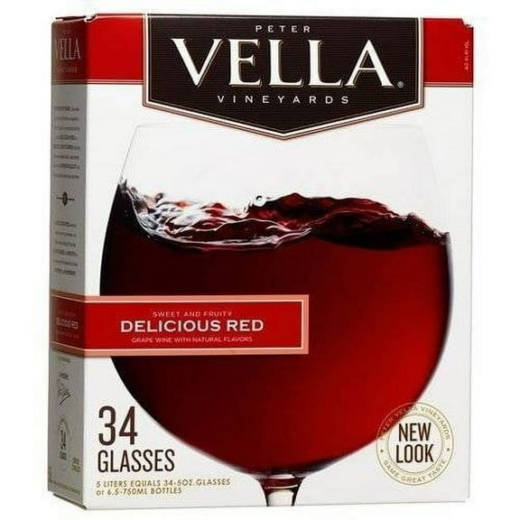 Peter Vella Delicious Red Wine, 5L Box
