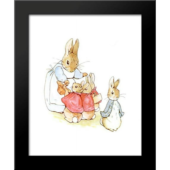 Peter-rabbit 20x24 Framed Art Print by Potter, Beatrix