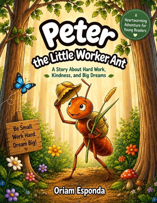Peter the Little Worker Ant - A Bedtime Forest Adventure Story for Kids: An Educational Tale About Effort, Friendship, a, (Paperback)