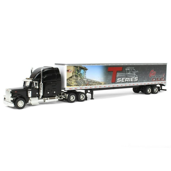 Spec Cast 1/64 Peterbilt 379 Semi with Gleaner T Series Combine Trailer SCT971