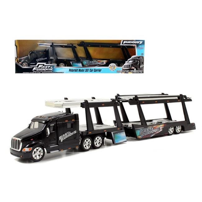 Peterbilt 387 Car Carrier  Fast & Furious 1/64 b - Walmart.com