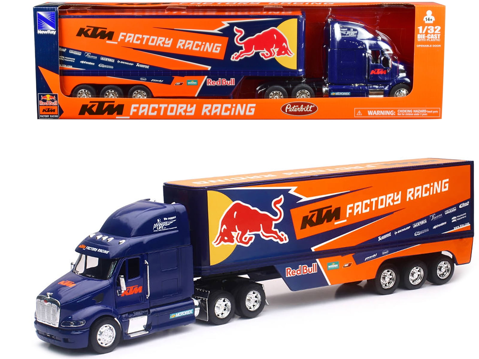 Peterbilt 387 Truck Dark Blue 