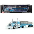 thumbnail image 1 of Peterbilt 389 w/ 63" Flattop Sleeper Cab & Walker Sanitary Tanker Trailer "Mies & Sons" 1/64 Diecast by DCP/First Gear, 1 of 4