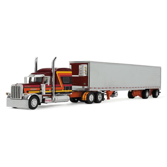 Peterbilt 389 w/70" Mid-Roof Sleeper & 53' Trailer 1/64 Diecast Model by DCP/First Gear
