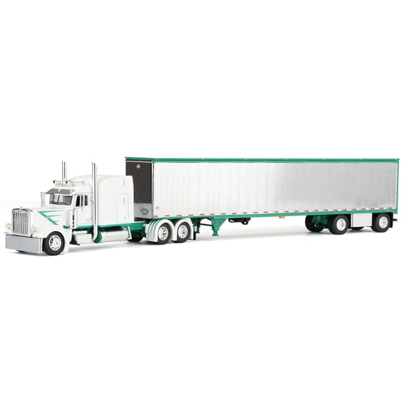 First Gear DCP 1/64 Peterbilt 389 Mid-Roof Sleeper Semi Truck with 53ft Utility Trailer 60-2192