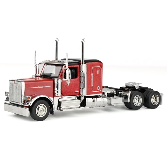 Peterbilt 589 Tandem-Axle Legendary Package Tractor with Day Cab White "Transport Series" 1/64 Diecast Model by Diecast Masters