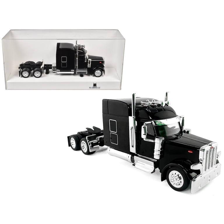 Peterbilt 589 with Stand Up Sleeper Cab Black 1/87 (HO) Scale