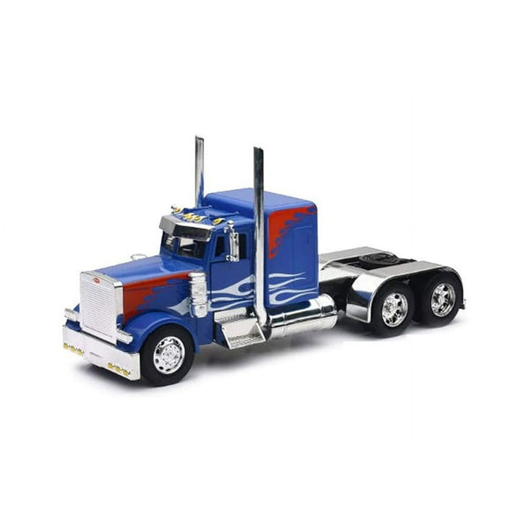 New Ray Peterbilt Model 379 Diecast Toy Car, Blue, 1/32