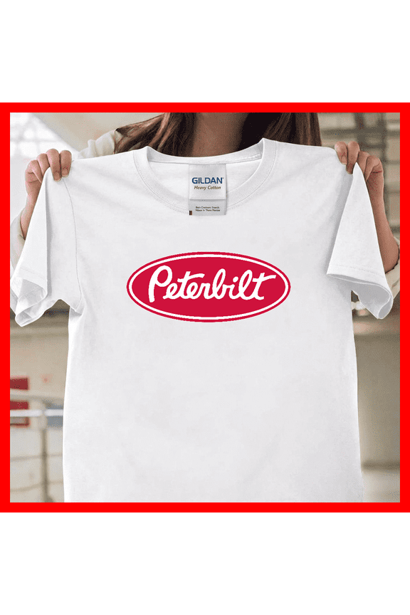 Peterbilt Motors Company Logo Graphic Vintage Trucking Brand Retro Fan T2470 Unisex Graphic T-Shirt Soft Cotton, Sizes S-5XL