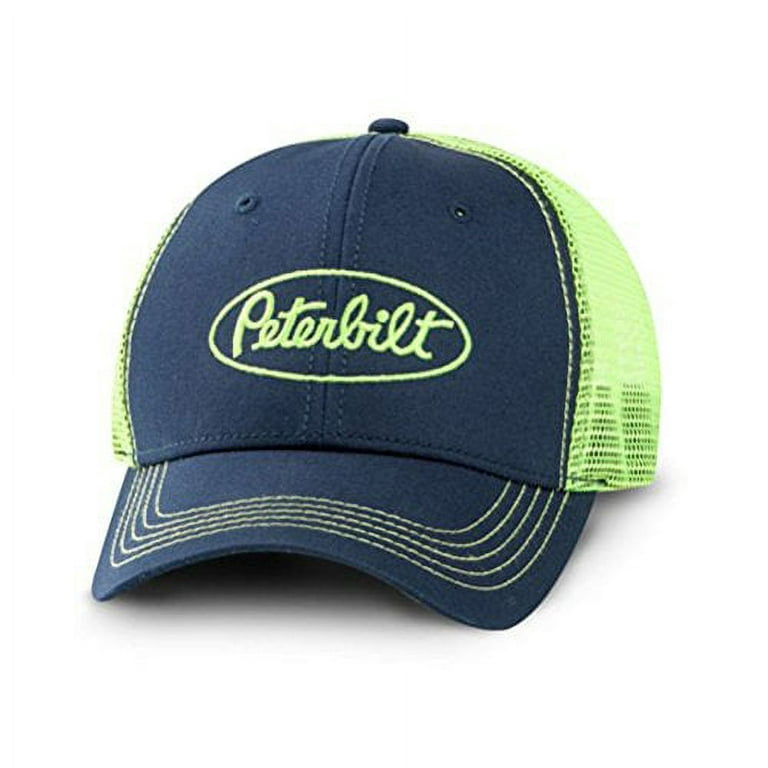 Peterbilt Motors Trucks Neon Green Mesh Snapback Cap Walmart
