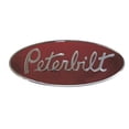 thumbnail image 1 of Peterbilt Semi Trucks 3 1/4" x 8" OEM Factory Nameplate Emblem 20-19280 w/ Push-On Nuts, 1 of 4