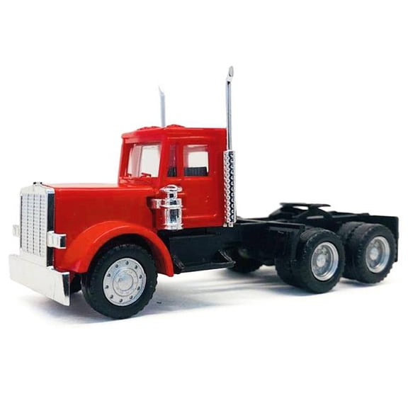 Promotex 015285R Peterbilt Short Day Cab with Updated Grill Red 1-87 HO Scale Plastic Model Car