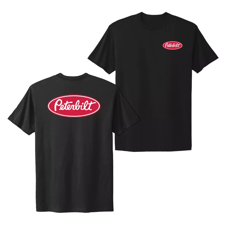 Peterbilt Truck Trucker Logo Unisex Black T shirt Walmart
