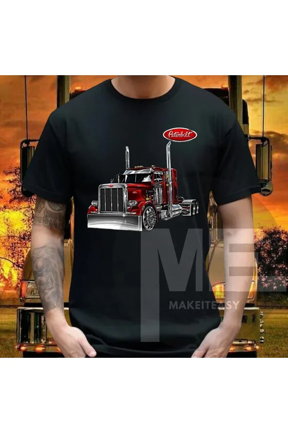 Peterbilt Truck t-shirt trucker tee fan gift all size S-5XL