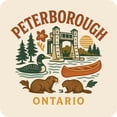 thumbnail image 1 of Peterborough Ontario Keepsakes Souvenir Vinyl Sticker – Destination Travel Keepsake Collectible (3-Inches Wide), 1 of 3