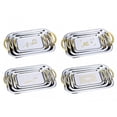 thumbnail image 1 of Peterhof Handled Serving Trays Rectangular Floral Stainless Steel 3-Count, 1 of 2