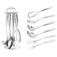 thumbnail image 1 of Peterhof 7-Piece Stainless Steel Kitchen Utensil Set with Stand, 1 of 2