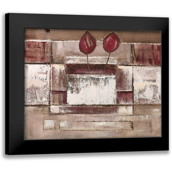 Peters, Kristel 18x15 Black Modern Framed Museum Art Print Titled - Floral set I