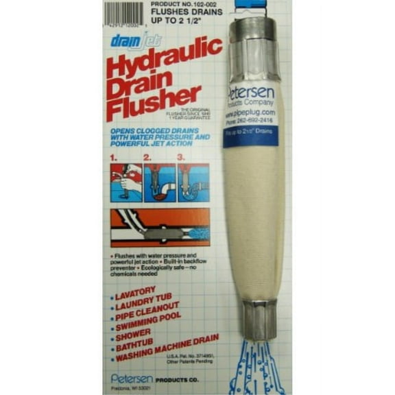Petersen 1-1/2 to 2-1/2-Inch Drainjet, 38 to 63 Mm
