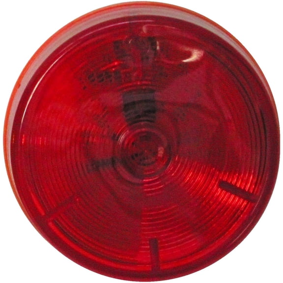 Peterson 163R Led Marker/ Clearance, Pc-Rated, Round, 2.5in., Red, Poly Bag